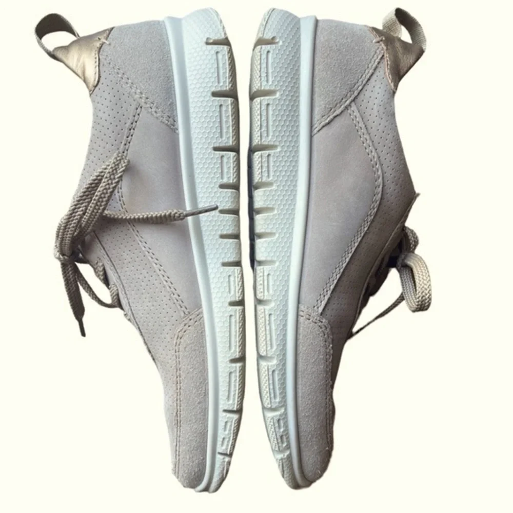 Hotter Gravity II Women’s 6.5 GreyLightweight Sports Trainer Leather Shoes